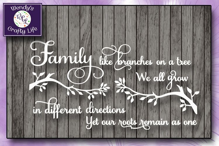 Download Family svg - Family branches wall quote - SVG - PNG - PDF (278616) | SVGs | Design Bundles