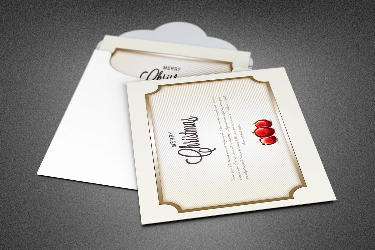 Classic Christmas Greeting Card example image 1