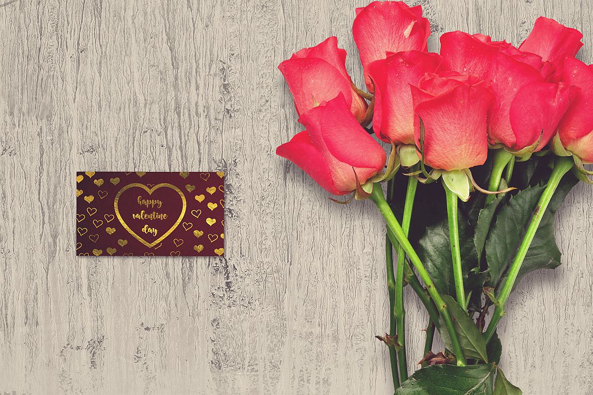 Valentine Card Mock-up #30 example image 1