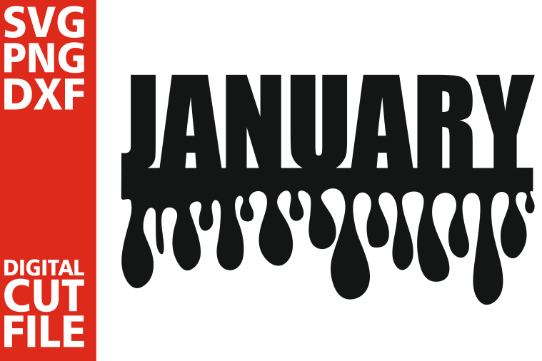January svg, Month svg, Birthday vector, girl svg, born in example image 1