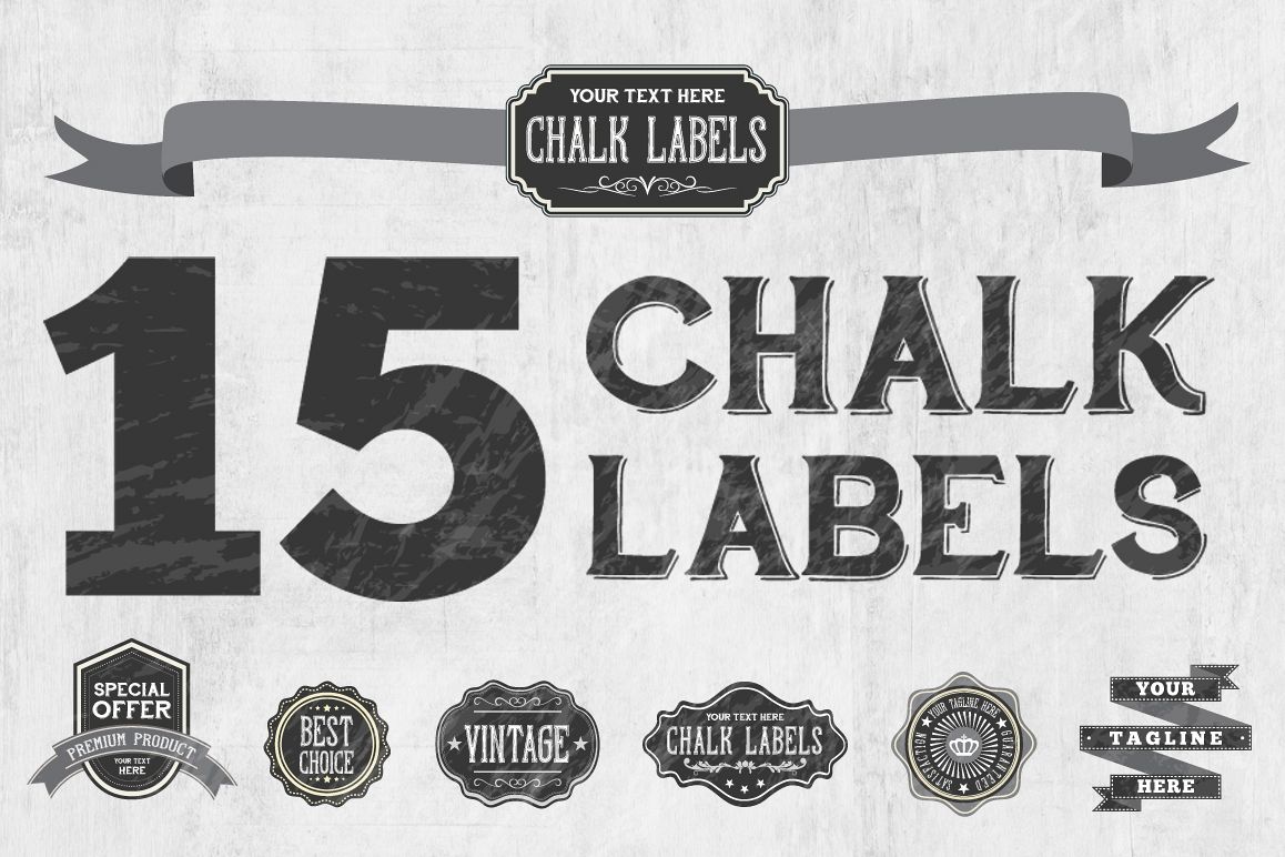 Chalk Badge Labels example image 1