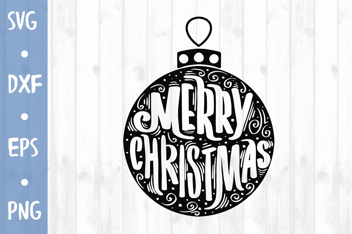 Christmas ball SVG CUT FILE example image 1