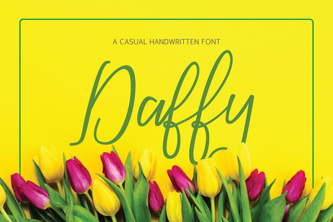 Daffy Font example image 1