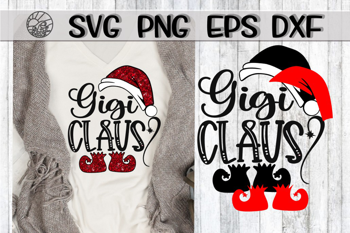 Gigi Claus - SVG PNG EPS DXF example image 1