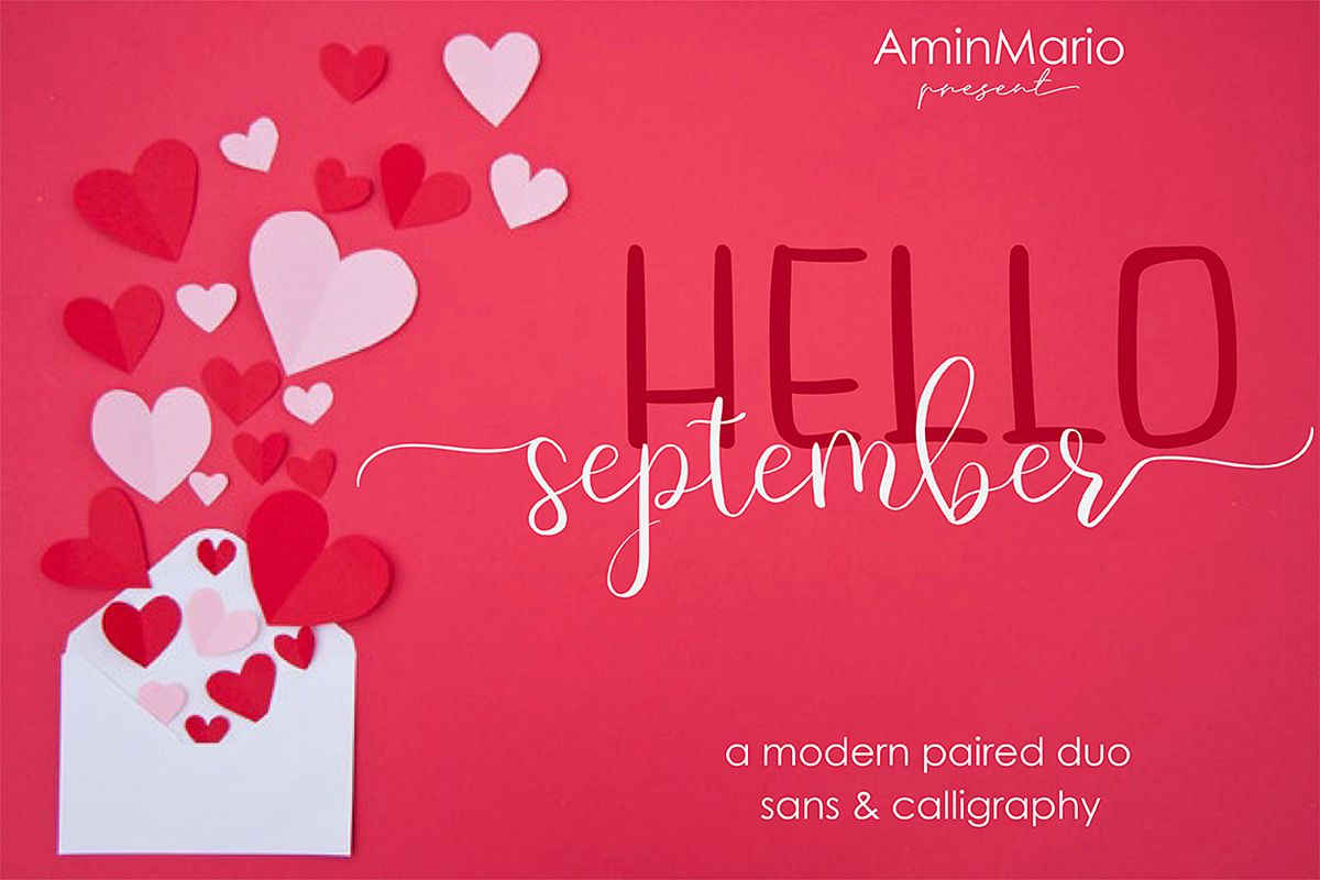 Hello September - A MODERN PAIRED DUO example image 1