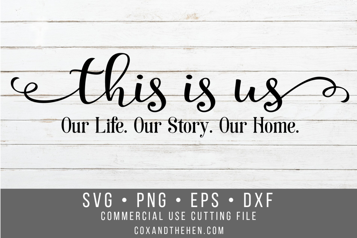 Download This Is Us Wood Sign Stencil SVG