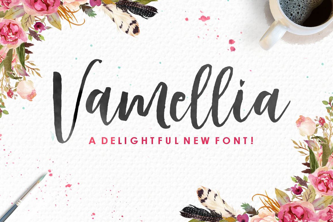 Vamellia Script example image 1