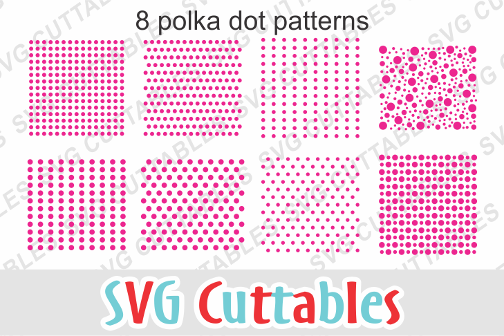 Download Polka Dot Pattern svg cut file