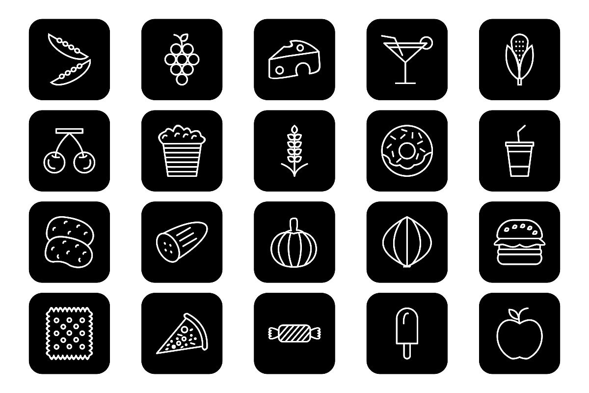 Set Of Food Icons example image 1