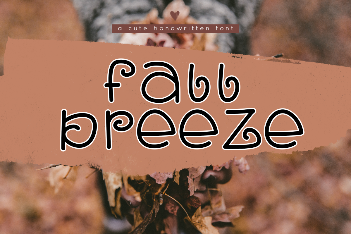 Fall Breeze - A Fun Handwritten Font example image 1