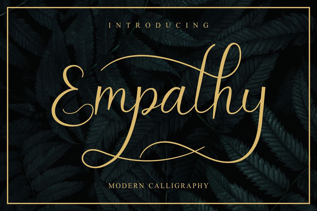 Empathy Modern Script example image 1