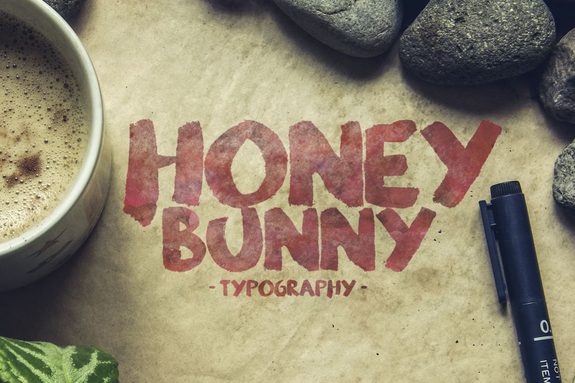Honey Bunny Script Typeface example image 1
