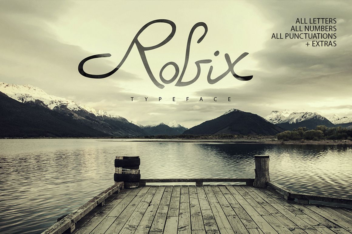 Robix Typeface Extras example image 1