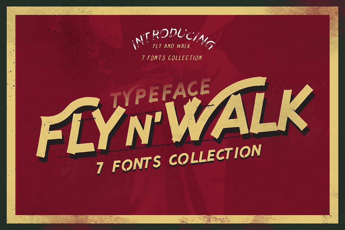 Fly and Walk Typeface example image 1