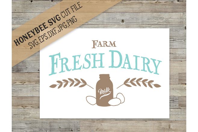 Farm Fresh Dairy svg example image 1