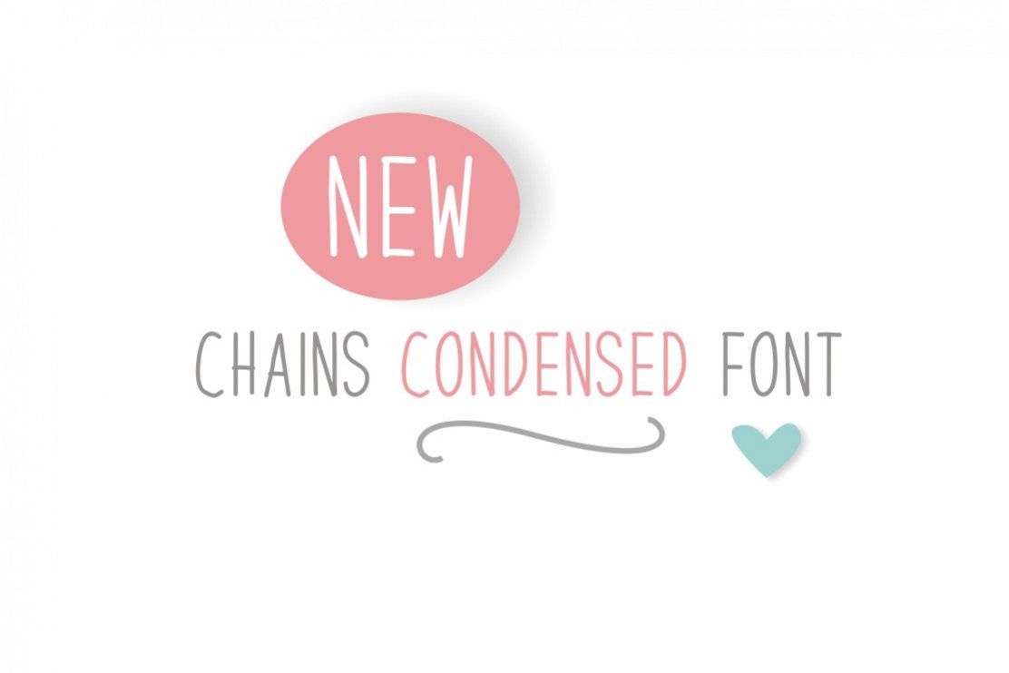 Chains Font Condensed example image 1