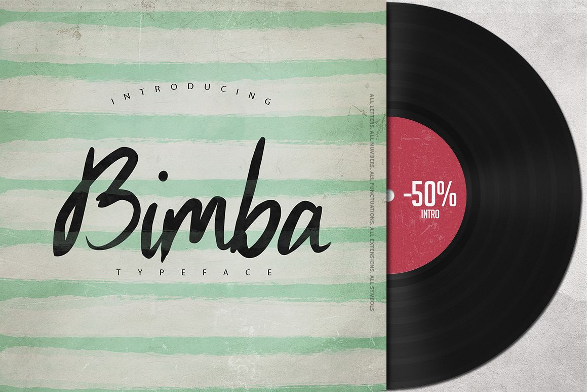 Bimba Typeface example image 1