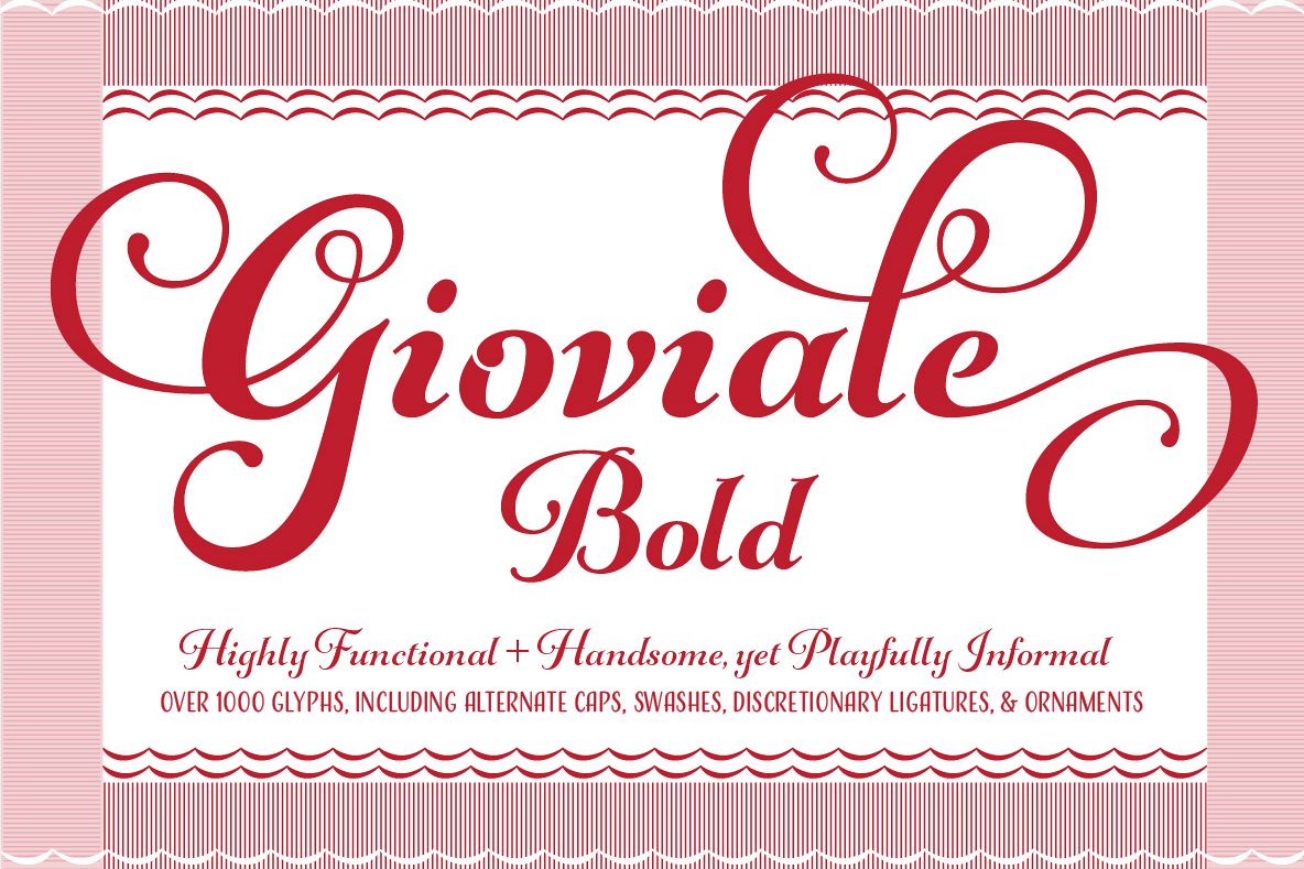 Gioviale Bold example image 1