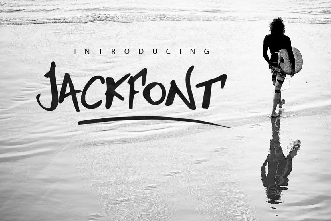 Jackfont Script Typeface example image 1