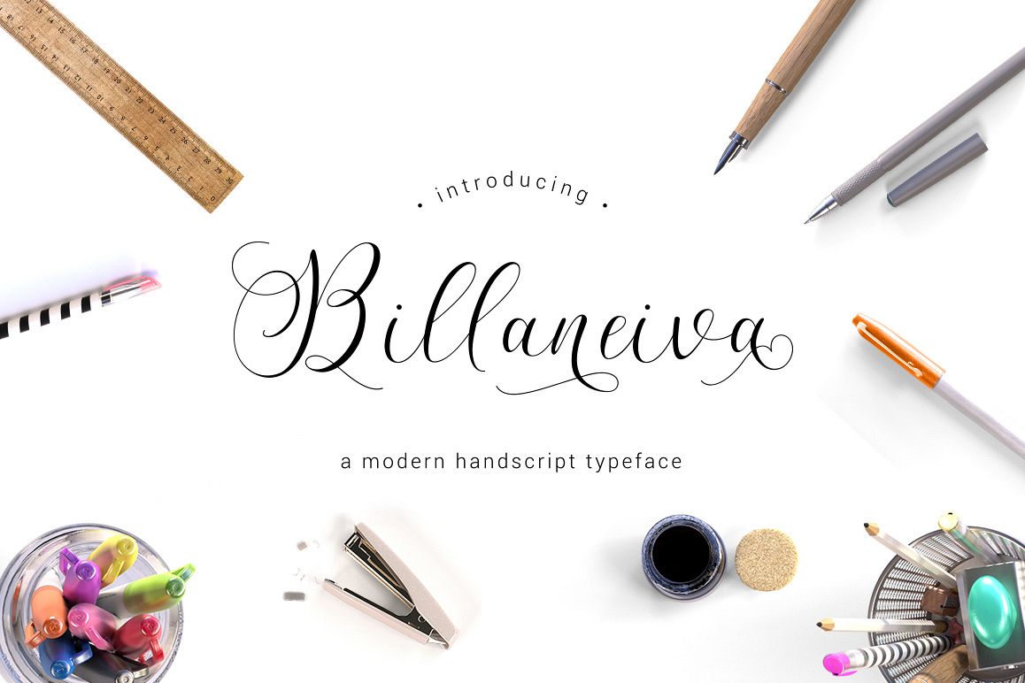 Billaneiva Typeface example image 1