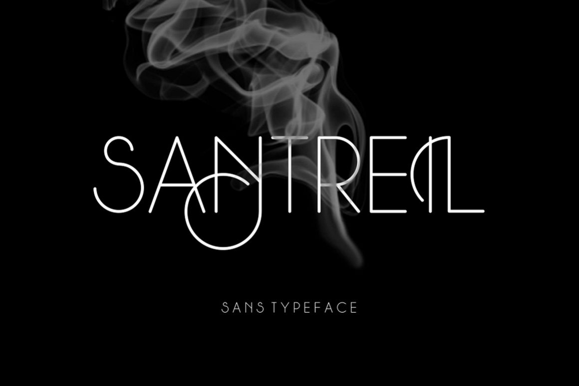 Free Santreil Sans Typeface Script Fonts