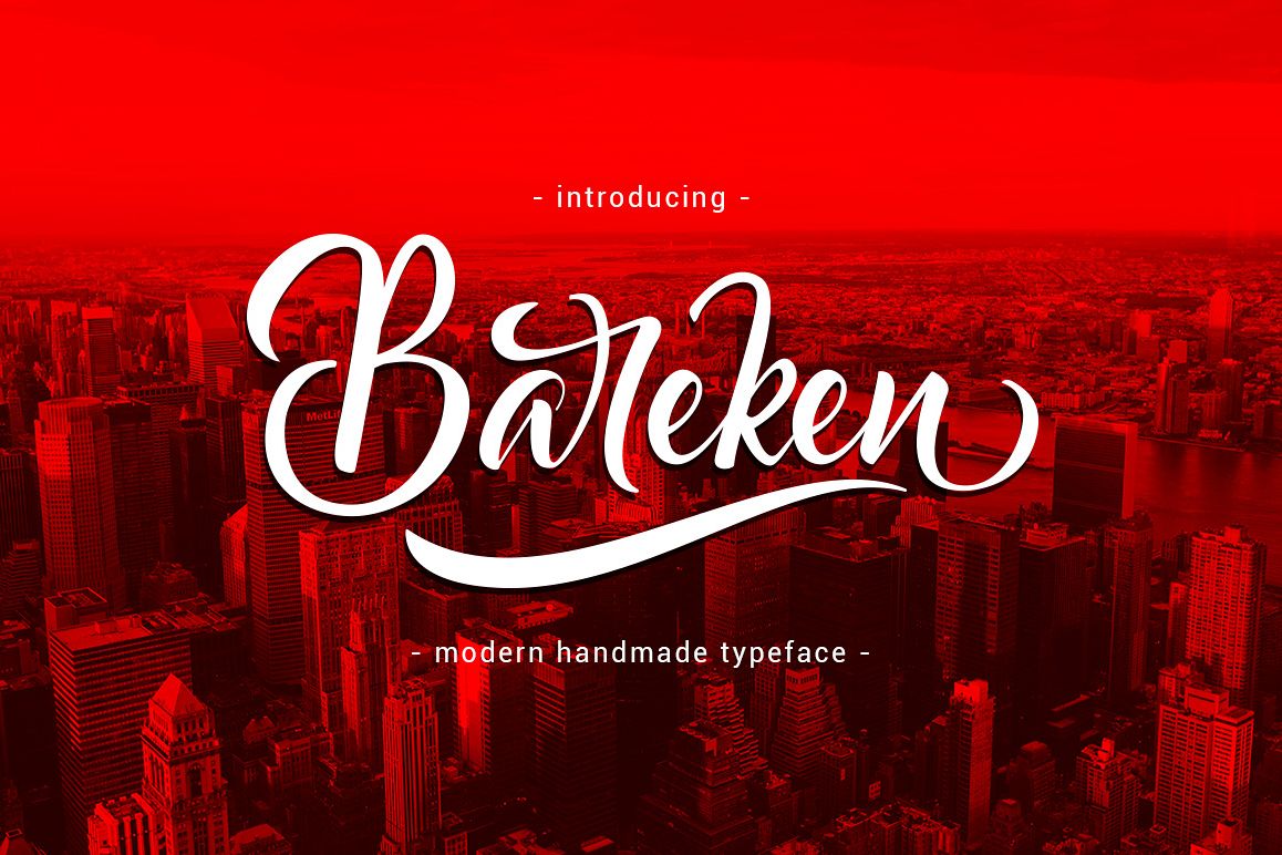 Bareken Typeface example image 1