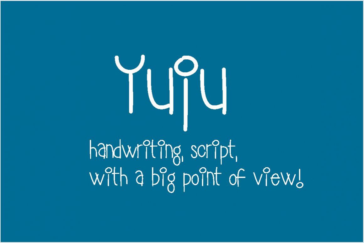 Yuju Font example image 1