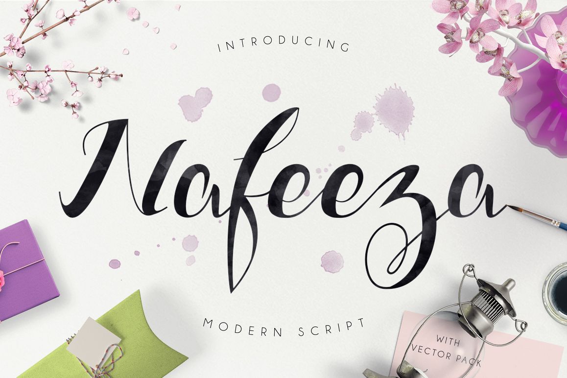 Nafeeza Typeface example image 1