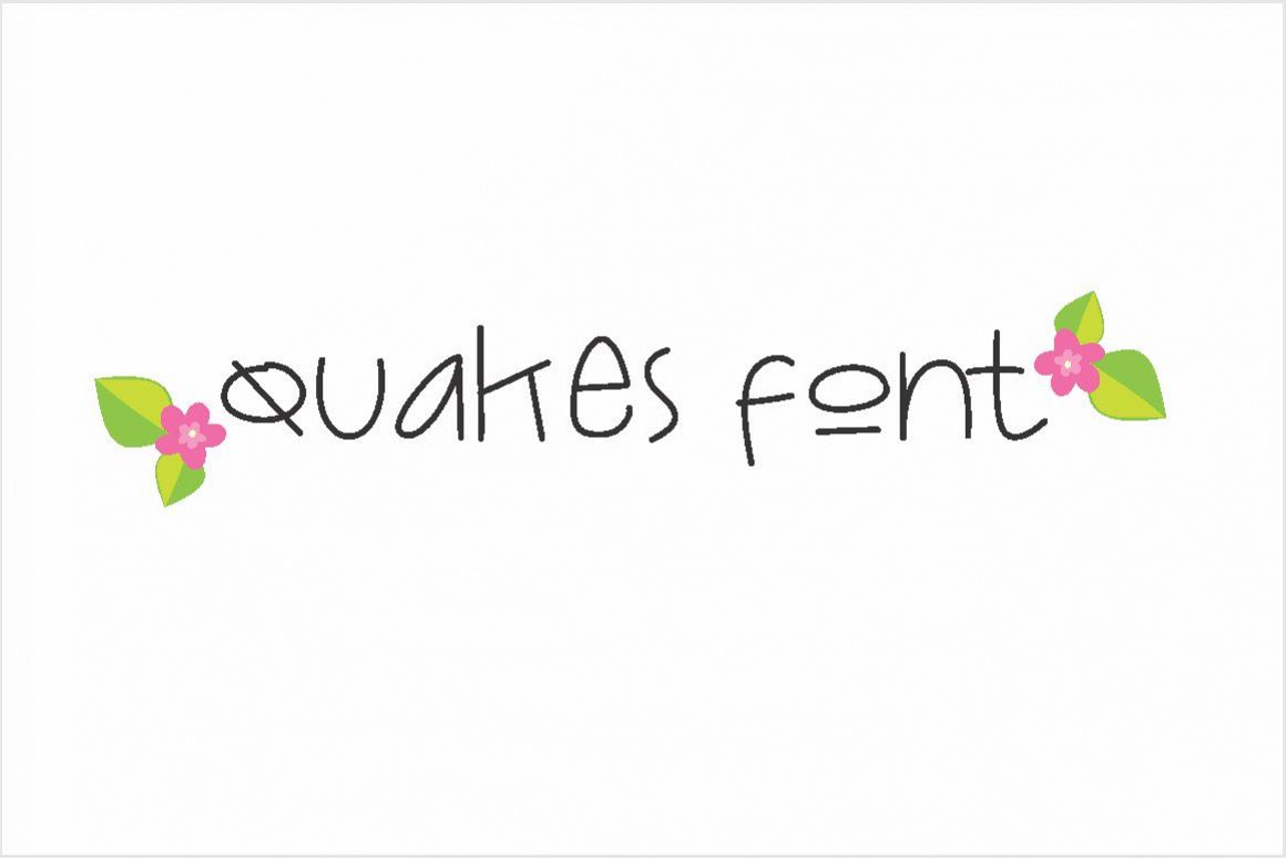 Quakes Font example image 1