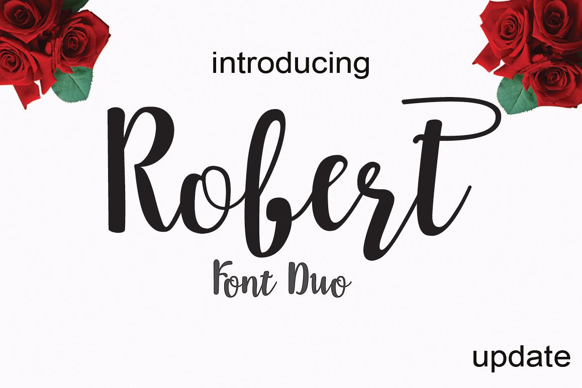 Robert update font duo example image 1