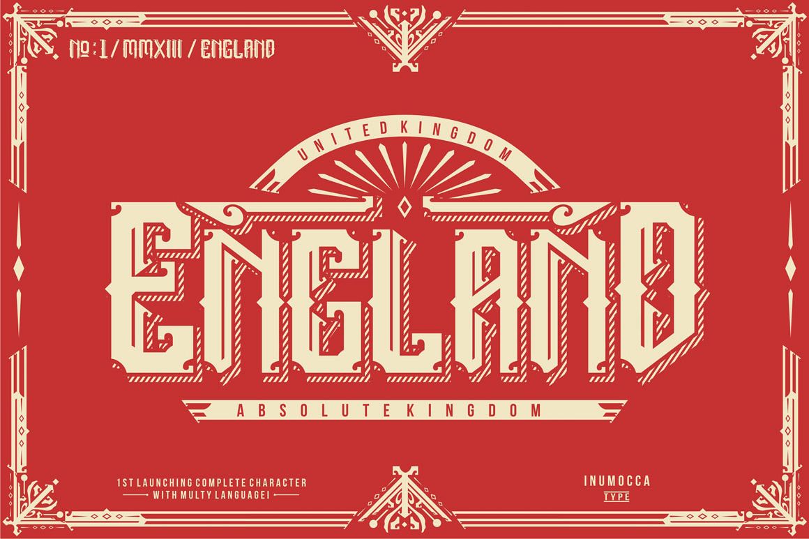 England + Poster vector example image 1