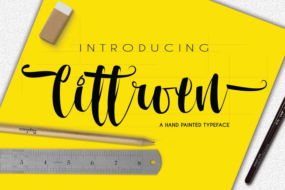Cittroen Typeface example image 1