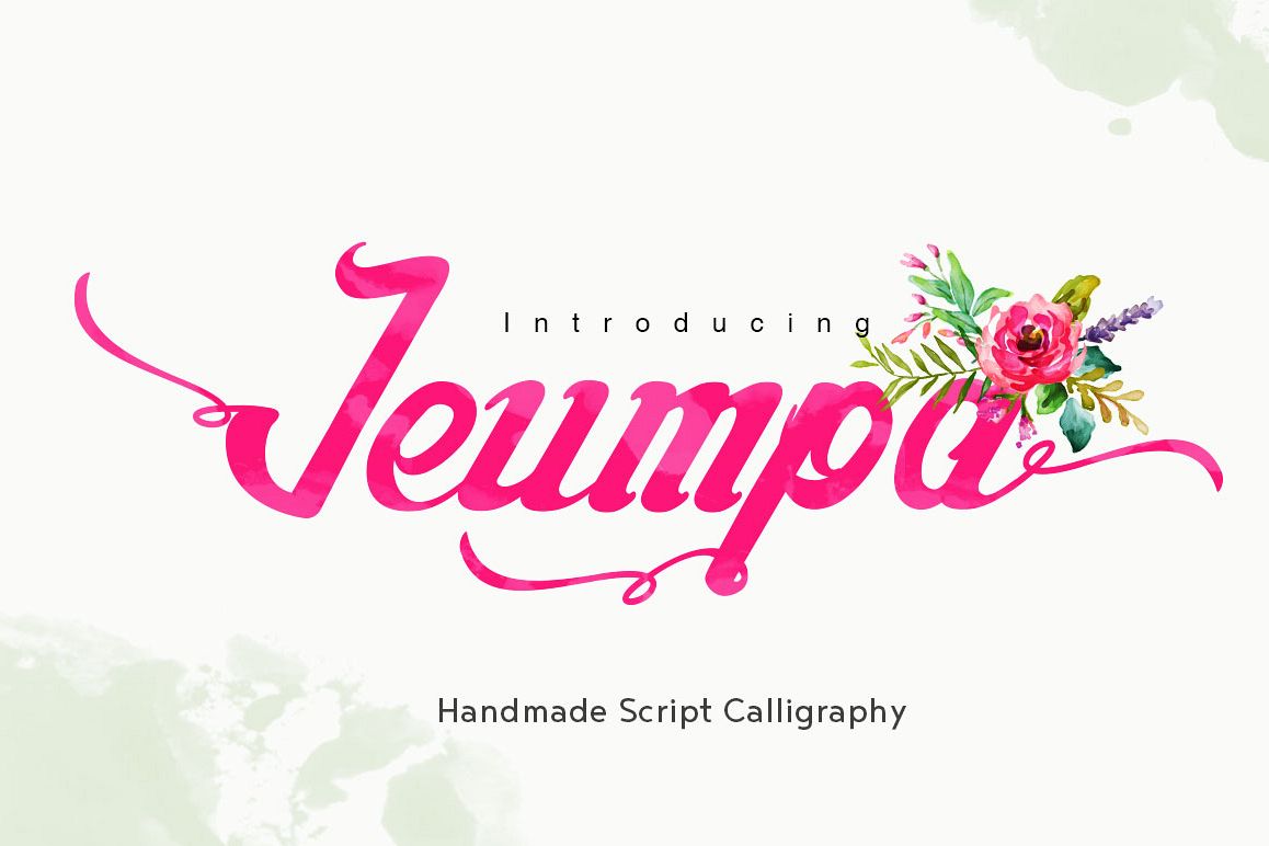 Jeumpa Script example image 1