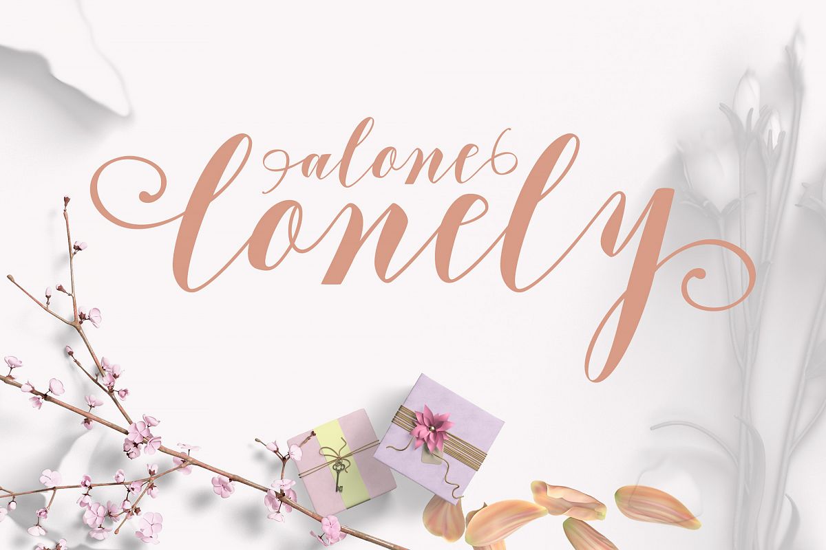 Lonely alone 30%off example image 1