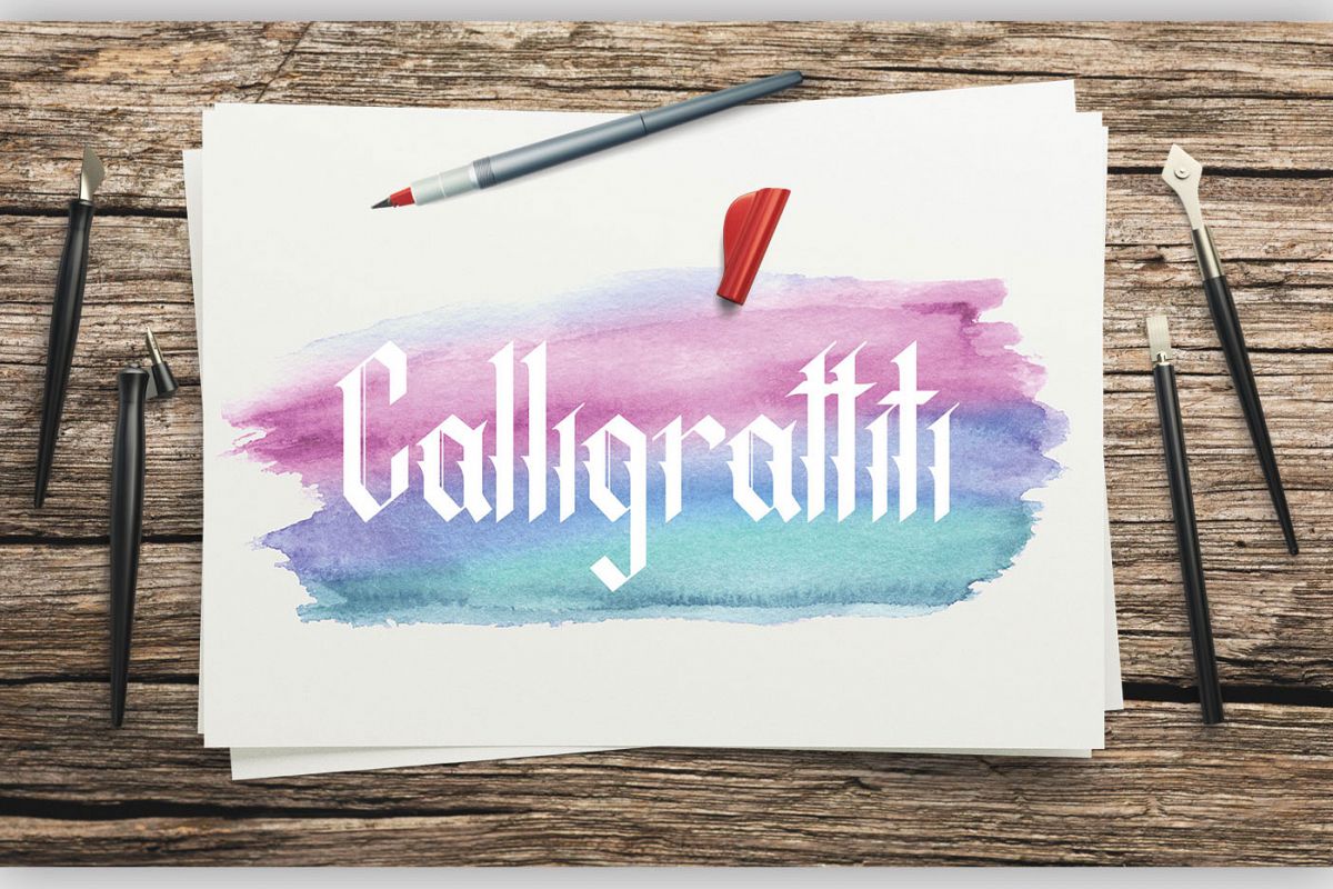 Indigo handcrafted typeface example image 1