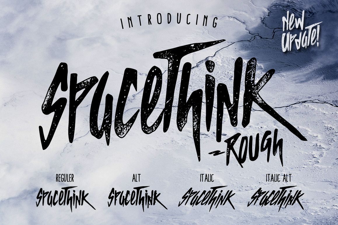 SPACETHINK Typeface example image 1