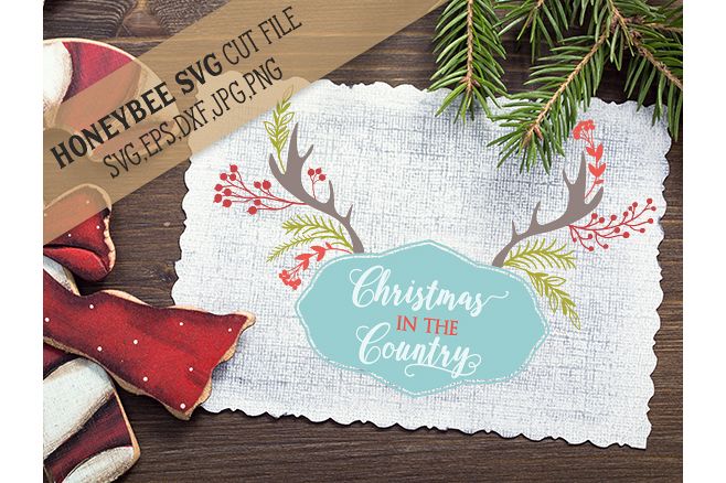 Christmas In The Country svg example image 1