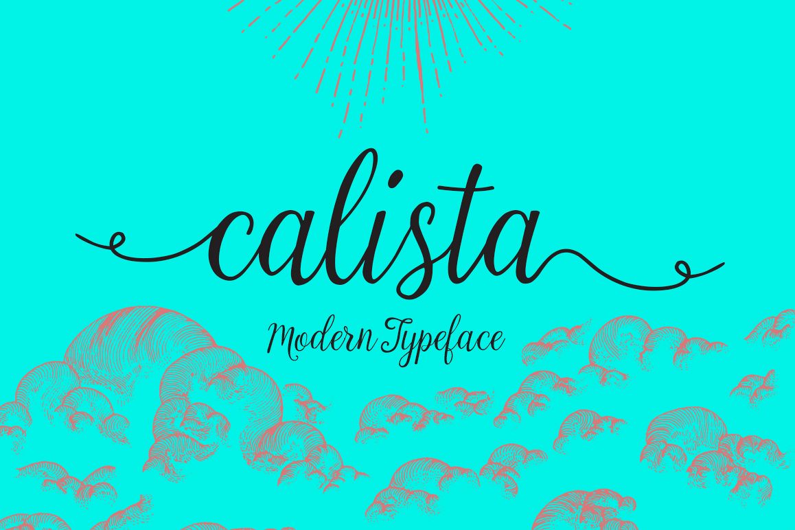 Calista Script Font example image 1