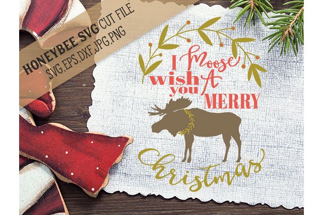 I Moose Wish You A Merry Christmas svg example image 1