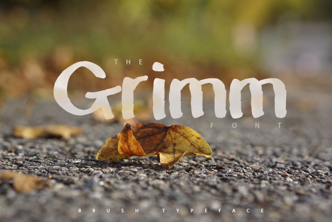 The Grimm Brush Typeface example image 1