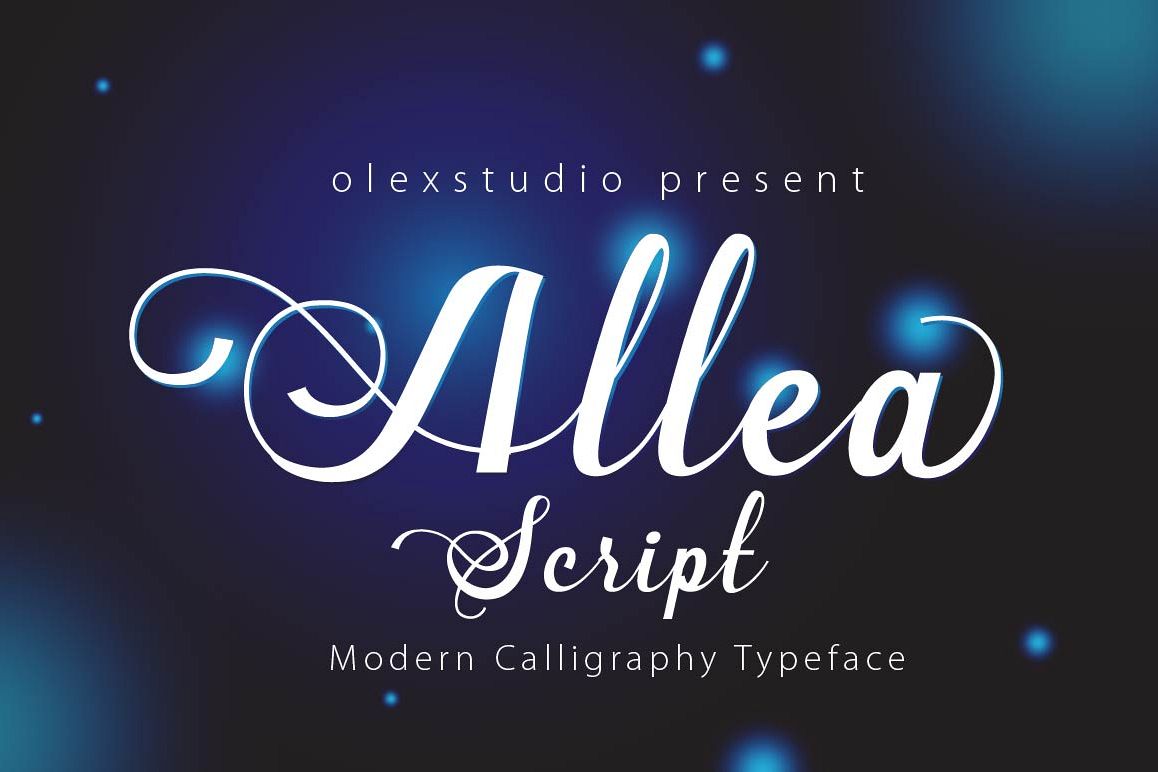 New Allea Script example image 1