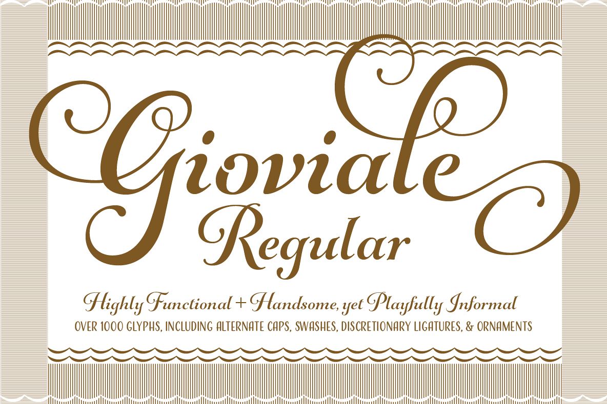 Gioviale Regular example image 1