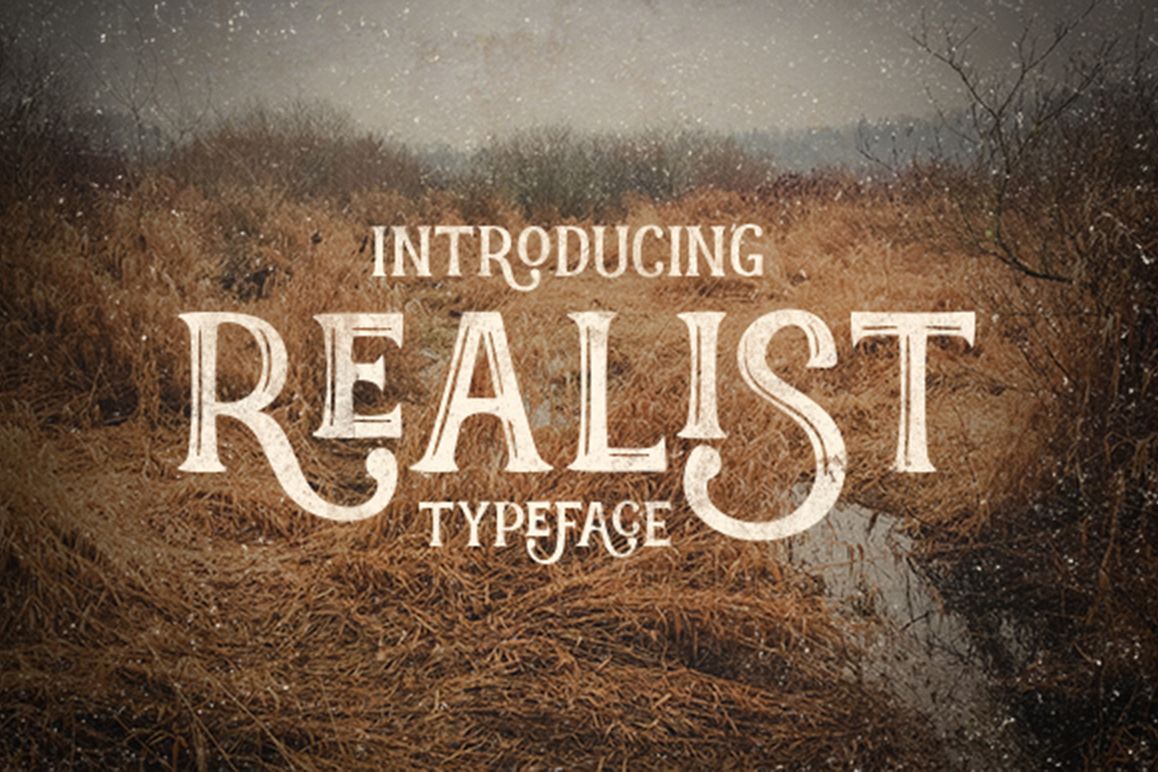 Realist typeface example image 1