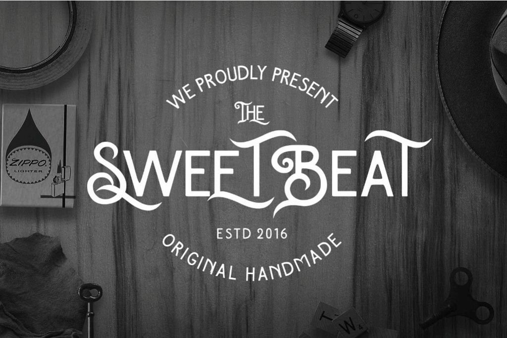 The SweetBeat Typeface example image 1