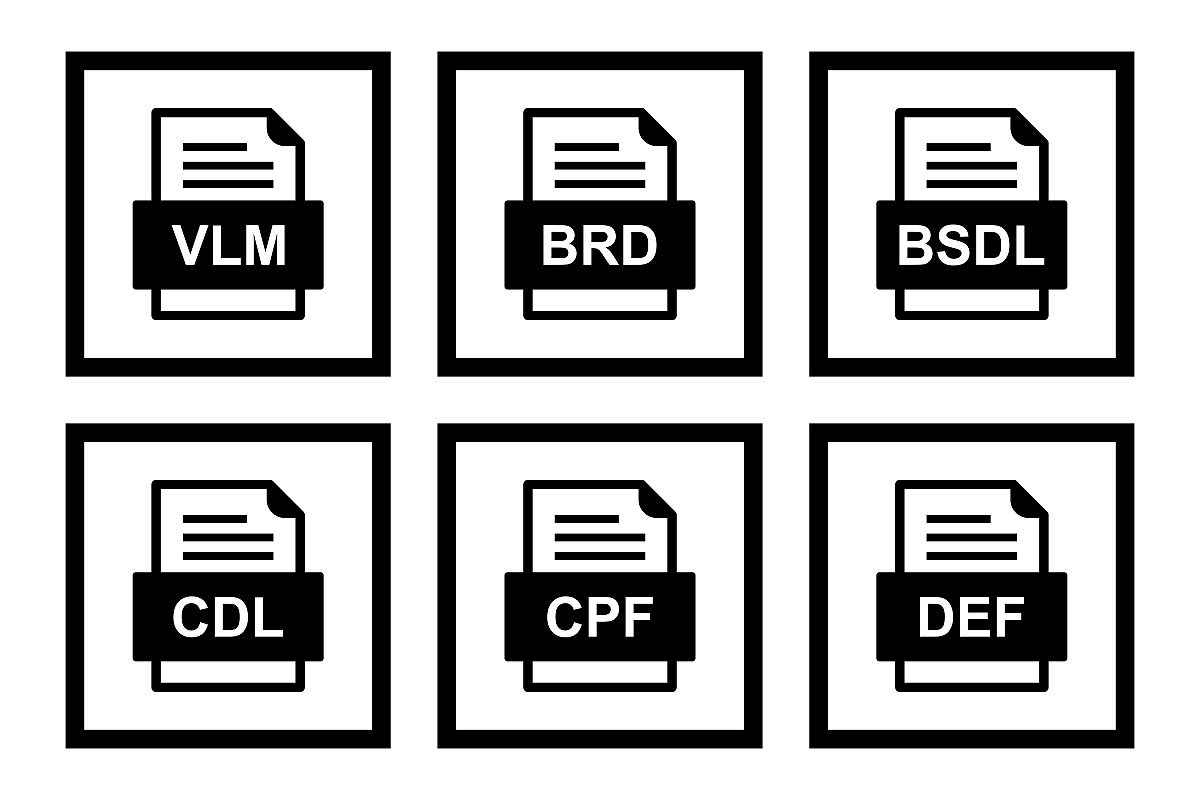 Set Of File Formats Icons example image 1