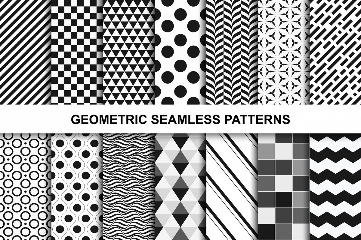 Geometric seamless patterns example image 1