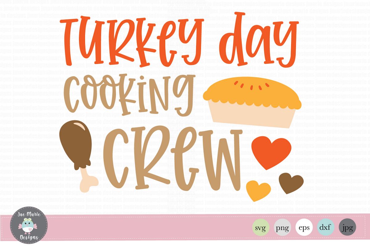 Turkey Day Cooking crew svg, thanksgiving svg, fall svg (295188) | SVGs