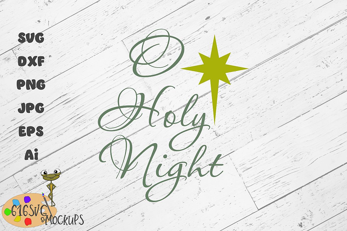 O Holy Night SVG example image 1
