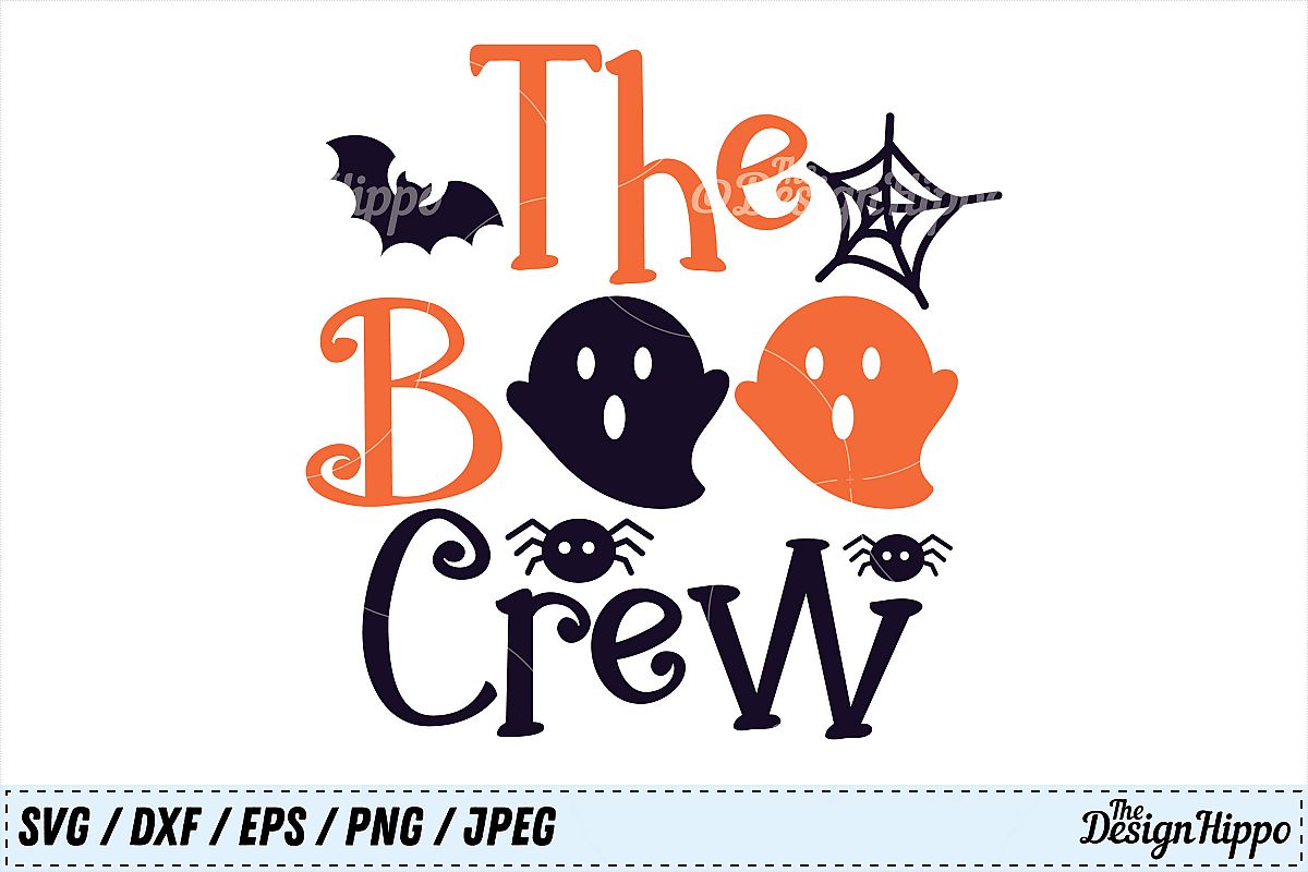 Download The Boo Crew SVG, Boo Crew SVG, Halloween SVG, Ghost SVG PNG