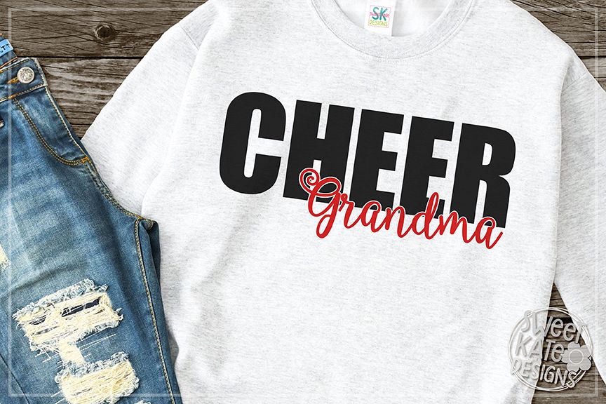 Cheer Grandma SVG DXF EPS PNG JPG (162039)  SVGs  Design Bundles